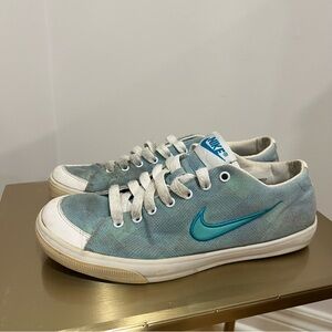 Vintage Nike Capri Canvas Blue Plaid Sneakers